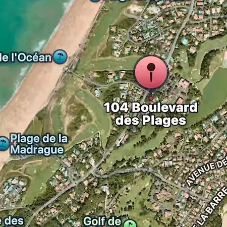 Chiberta 3 Etoiles Climatise Piscine & Golf Lägenhet